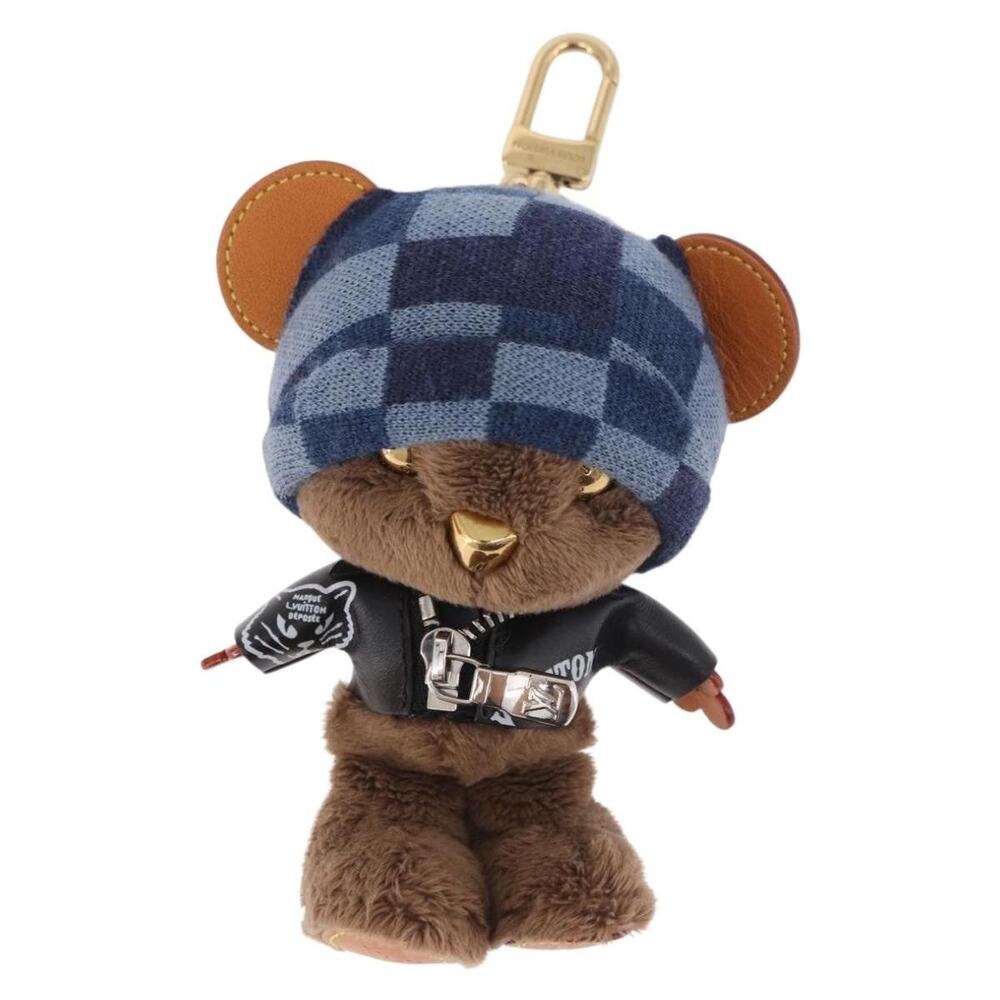 Louis Vuitton Leather Bag Charm Brown